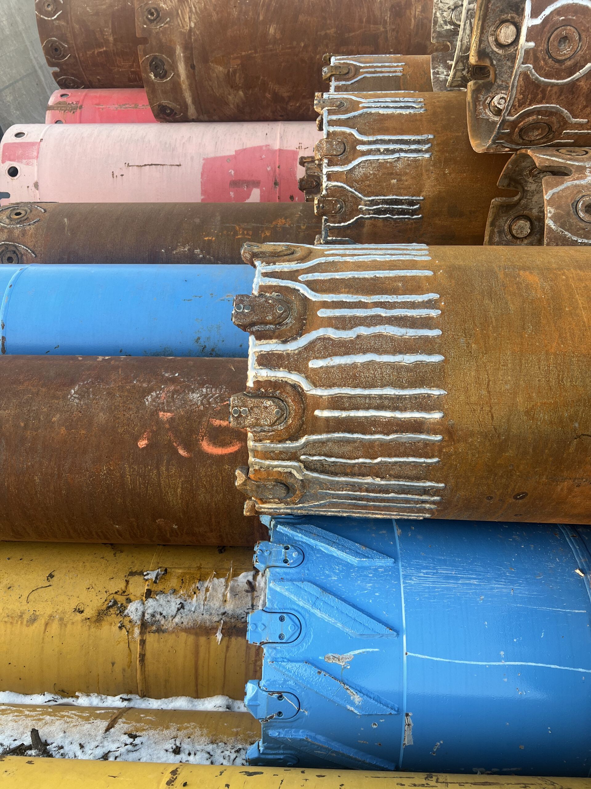 Optimax Bohrwerkzeug und Equipment auf der Baustelle